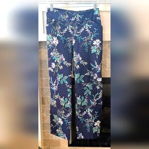 Floral Navy Women's Pants